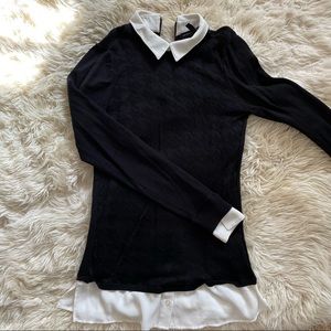 White House Black Market black & white cardigan. Women’s size XS